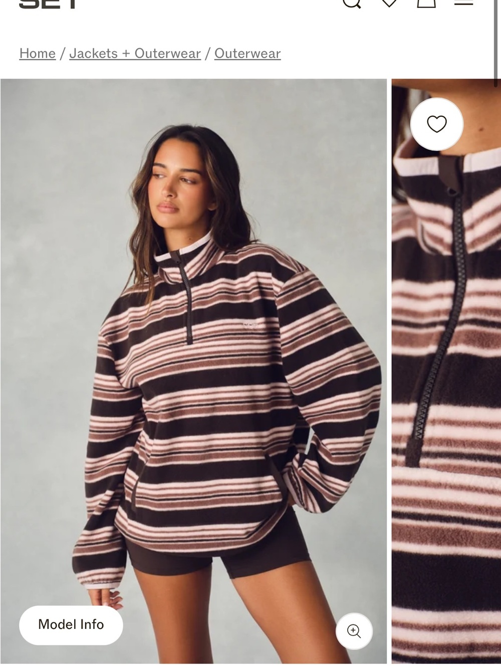 Set Active Microfleece Driftwood